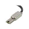 Belkin Serial Attached SCSI (SAS) external cable - 4-Lane - 26 pin 4x Shielded Mini MultiLane SAS (SFF-8088) - 26 pin 4x Shielded Mini MultiLane SAS (SFF-8088) - 6.6 ft F3X1983-02M
